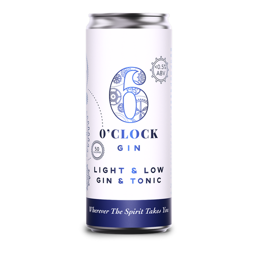 6 O’Clock Gin & Tonic Light & Low 250ml