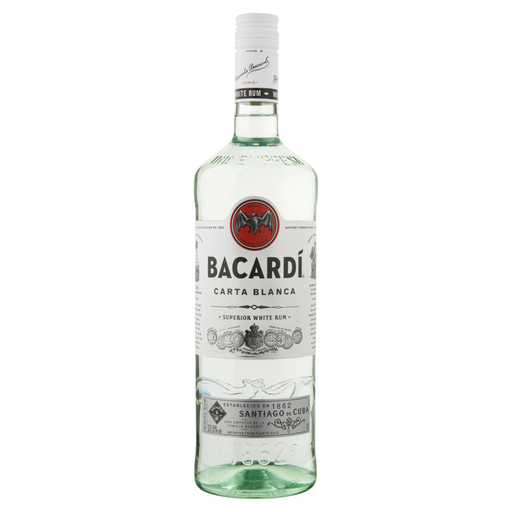 Je kunt nu Rum Bacardi Carta Blanca 1L kopen in onze slijterij in Amsterdam West of hier online bestellen  