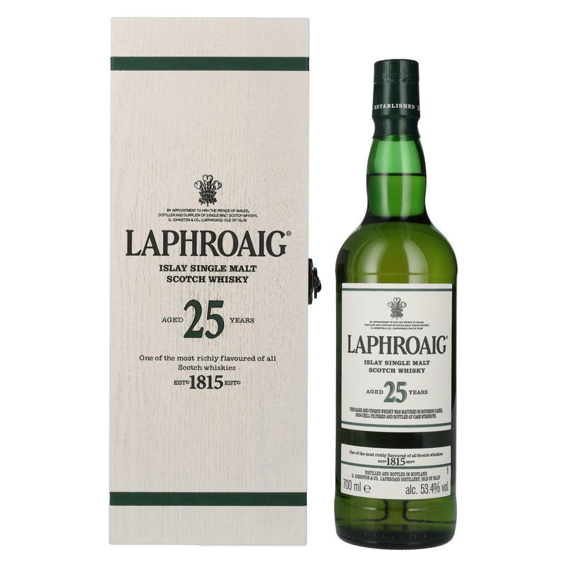 Whisky Laphroaig 25Y Cask Strength 2022 - Cane & Grain
