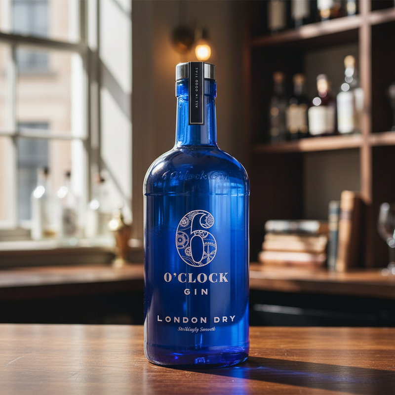 6 O'Clock London Dry Gin productfoto