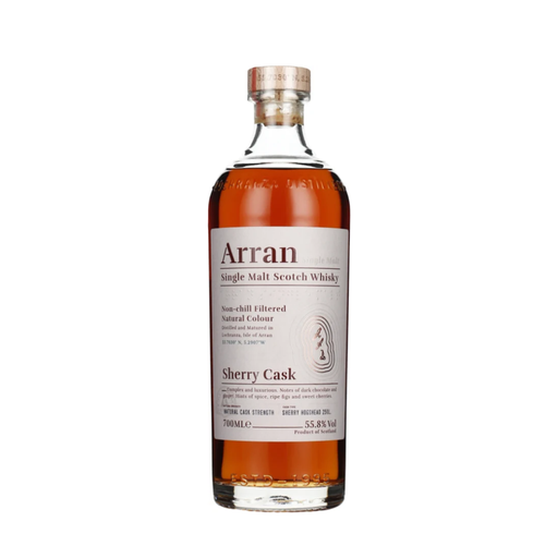 Arran Sherry Cask Whisky fles