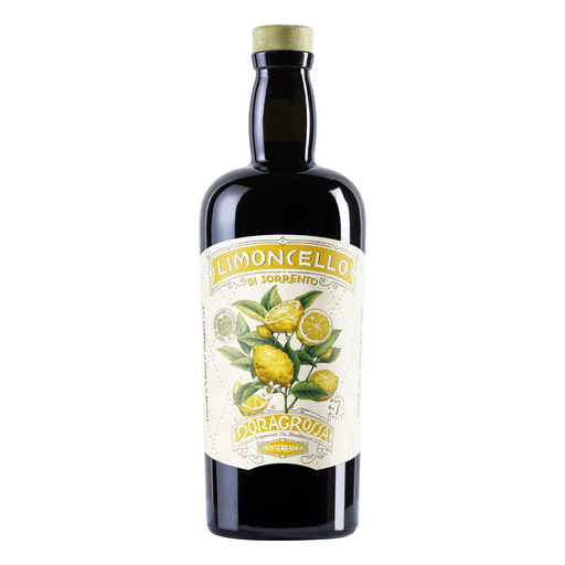 De Doragrossa Limoncello di Sorrento Likeur is een Italiaanse citroenlikeur met citroenen uit Sorrento.