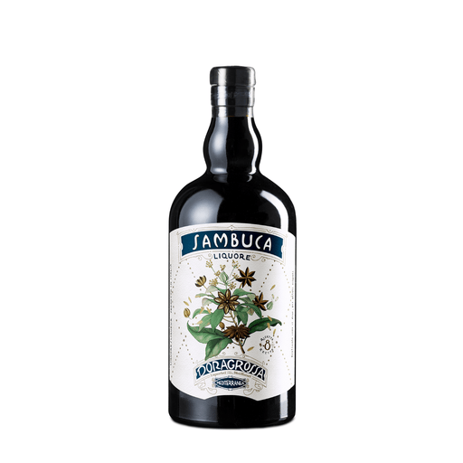 De Doragrossa Sambuca Likeur is een heerlijke zachte Italiaanse anijslikeur.