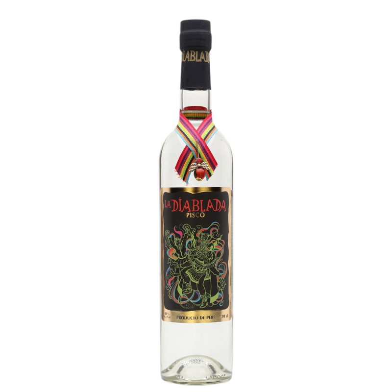 Pisco La Diablada 0,7L is een unieke pisco met bloemige tonen, een citrusachtige frisheid en een zuivere afdronk.