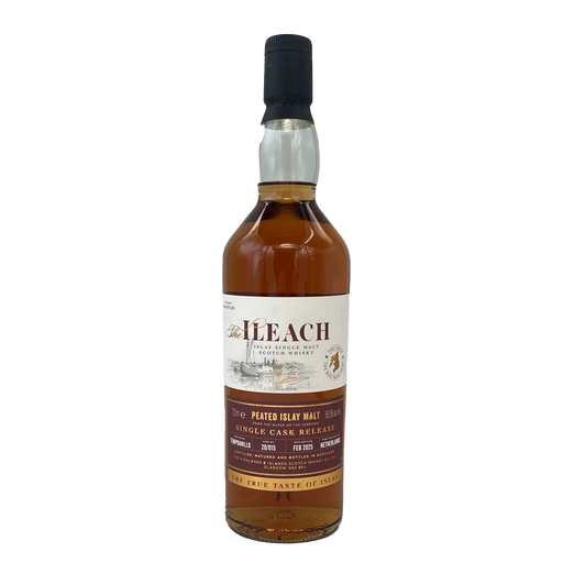 The Ileach Single Cask whisky met Tempranillo cask finish, fles vooraanzicht