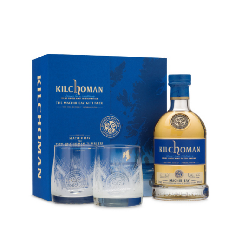 Islay Whisky - Kilchoman Single Malt giftpack 2 glazen