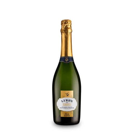 Fles Classico Sparkling – alcoholvrije mousserende wijn met frisse tonen van appel, perzik en limoen