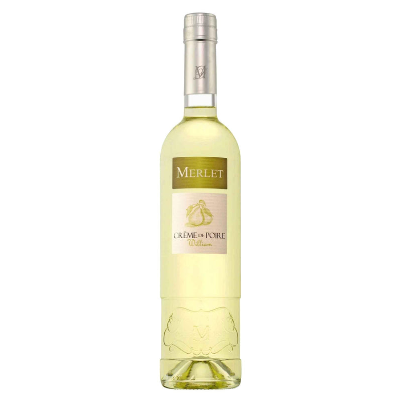 Perenlikeur - Merlet Creme de Poire WIlliam - fles 70cl
De Merlet Crème de Poire William Likeur is een Franse perenlikeur, vol met aroma’s van peer, meringue en delicate kruiden. 