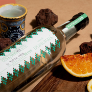 Derrumbes Zacatecas mezcal 45,7% bevat warme geuren van onder andere kaneel en chocolade vinden we terug op de neus.