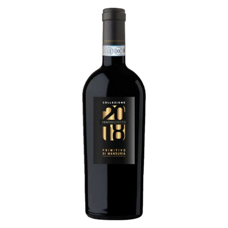 Wijn Collezione Ventidiciotto Primitivo de Manduria 2018 - Cane & Grain