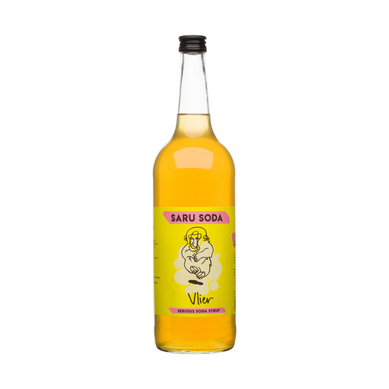Siroop Vlierbloesem Saru Soda 1L - Cane & Grain