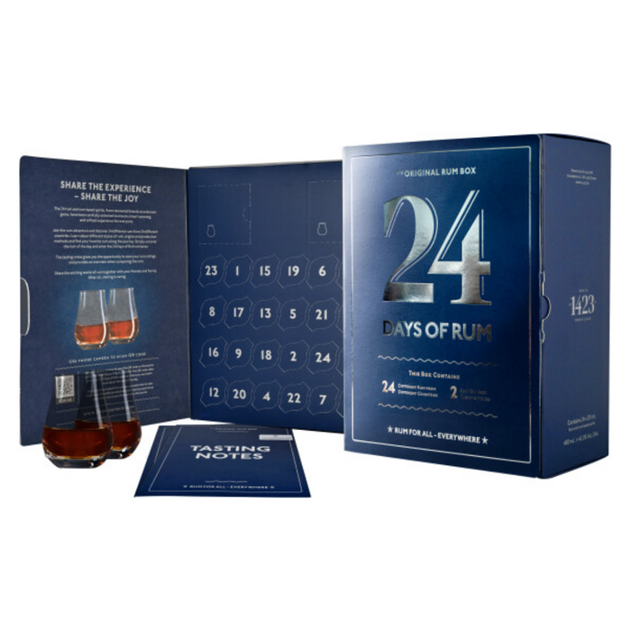 24 days of Rum Calendar Box - Blue Edition