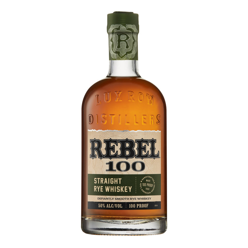 Rebel Straight Rye 100 proof, te koop bij slijterij Cane & Grain op de Bilderdijkstraat 87H, Amsterdam