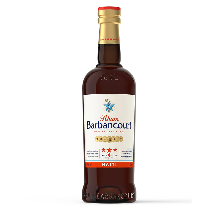 Rum Barbancourt 4Y bevat tonen van limoen, gevolgd door citrusvruchten.