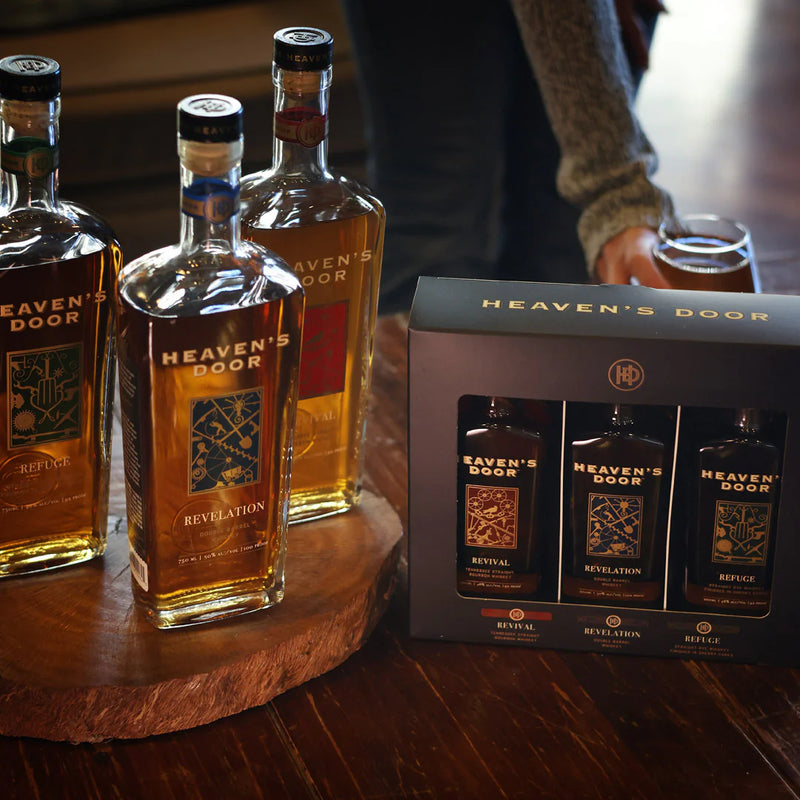 Heaven's Door Trilogy Whiskey Gift Pack 3X200ml