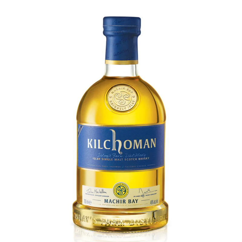 Whisky Kilchoman Machir Bay is een blend van 5 en 6 jaar oude whisky’s gerijpt op Oloroso sherry en ex-bourbon vaten.