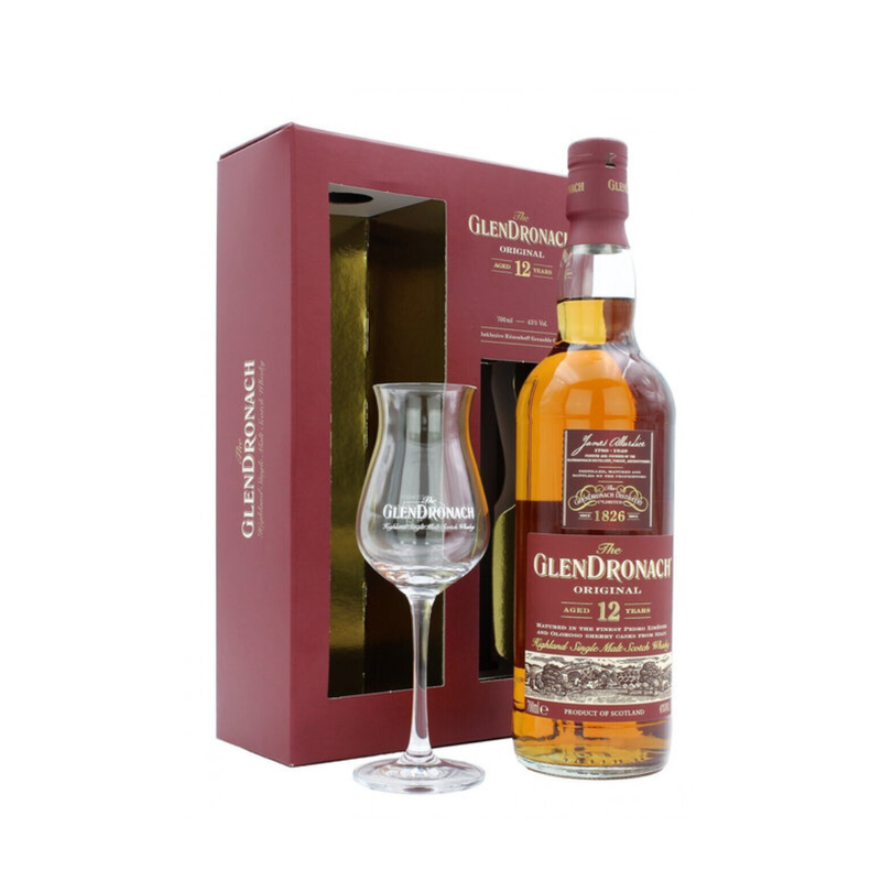 Whisky Glendronach 12Y giftpack nu te koop bij Cane & Grain in Amsterdam of online te bestellen