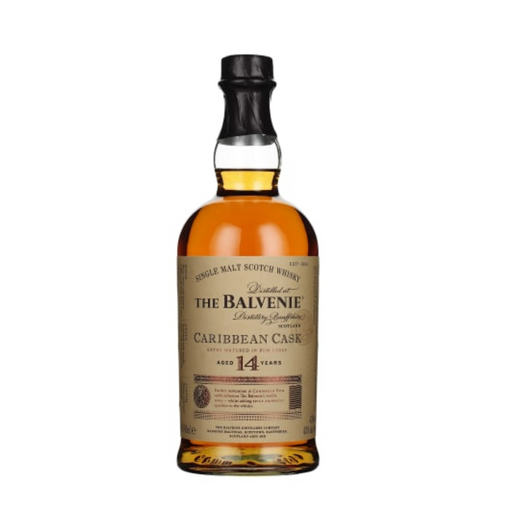 Whisky The Balvenie 14Y Carribean Cask, beschikbaar bij Cane & Grain Amsterdam