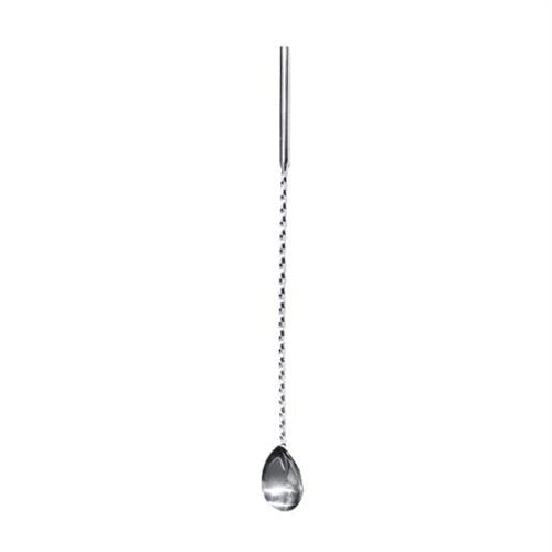 Barspoon Silver 30cm (twisted round end) - Cane & Grain