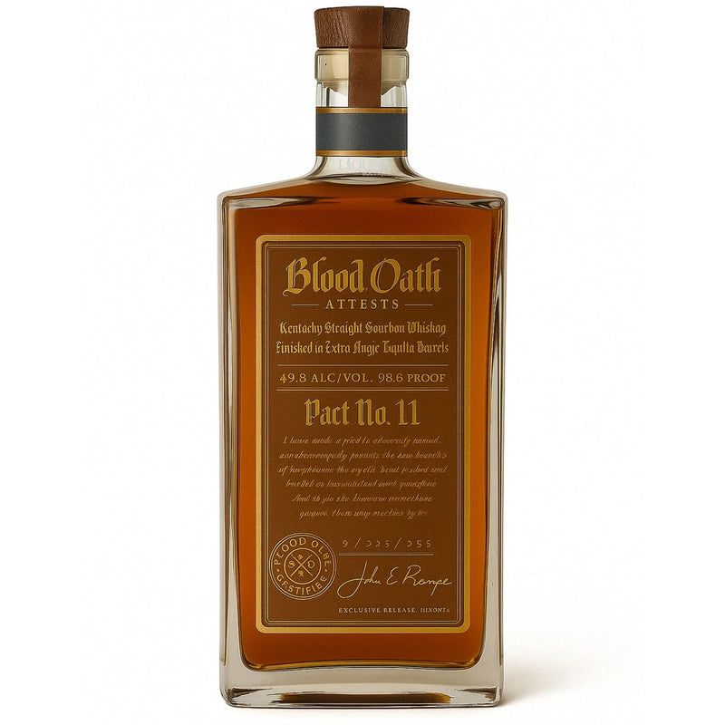 Blood Oath Pact 11 Kentucky Straight Bourbon limited edition fles