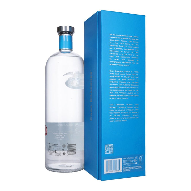 Tequila Casa Dragones Blanco - 1,75 liter Magnum