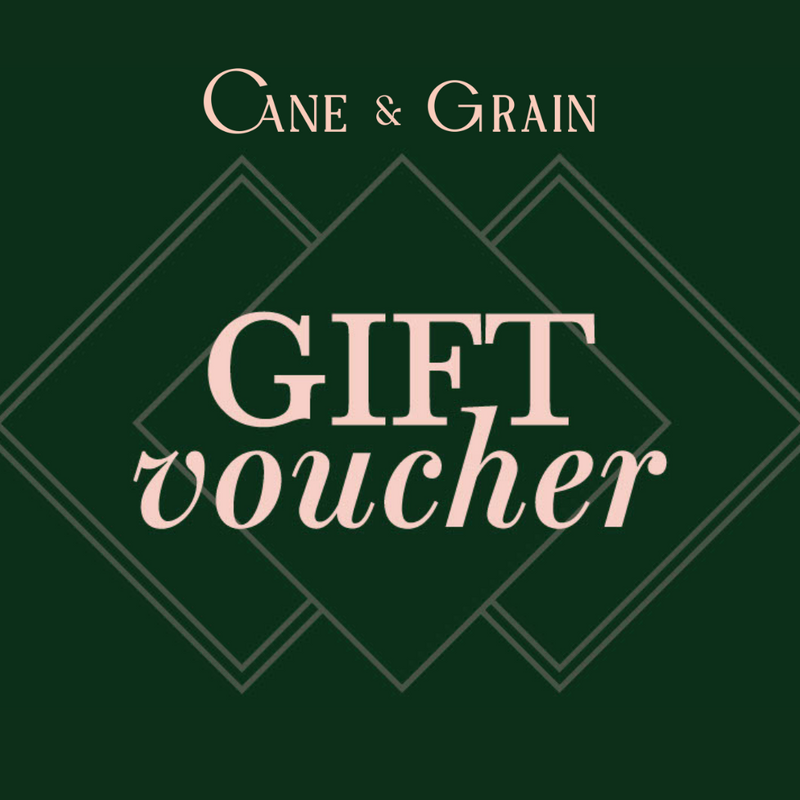 Koop nu je Cadeaubon/Giftcard bij Cane & Grain, leuk voor iedere gelegenheid.
