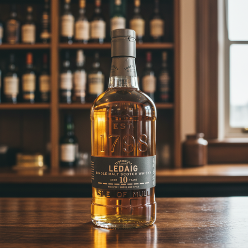 Ledaig 10Y whisky productfoto