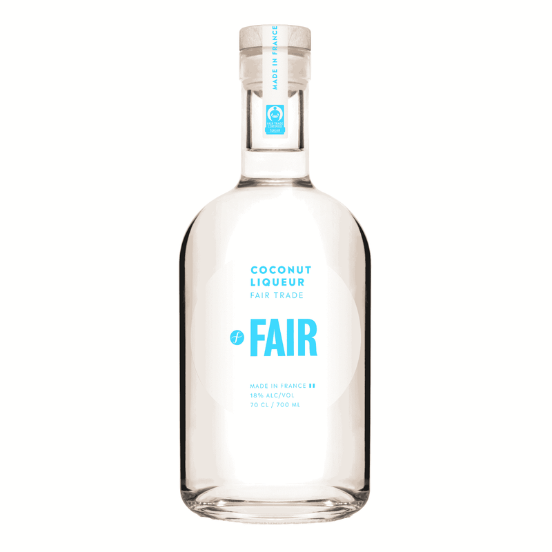 Fles Fair Coconut Likeur – tropische kokoslikeur, duurzaam geproduceerd in Cognac