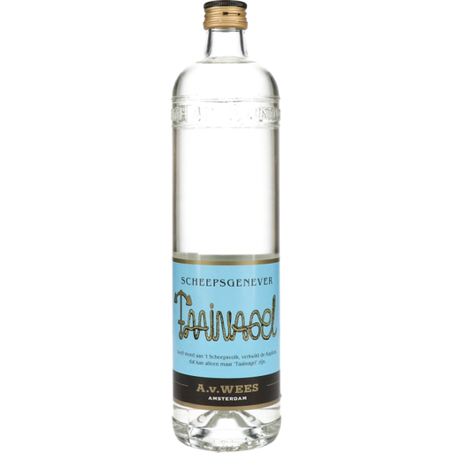 Je kunt nu Jenever Van Wees Taainagel kopen in onze slijterij in Amsterdam West of hier online bestellen  