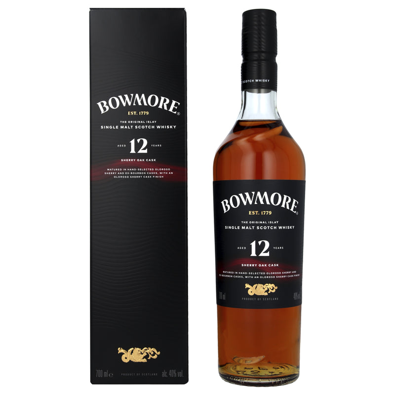 Whisky Bowmore Sherry Oak 12Y - Cane & Grain