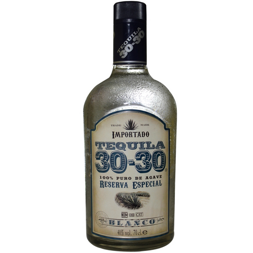 De 30-30 Tequila Blanco is een heerlijke frisse blanco tequila met smaken van citrusfruit en bloemen en een kruidige, maar subtiel rokerige afdronk.