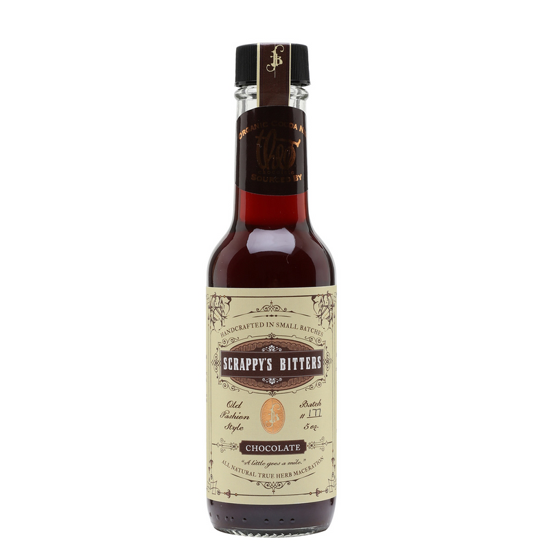   Scrappy’s Bitters Chocolate is een cocktailbitter uit Amerika met geroosterde cacaobonen, een vleugje kruiden en eikenhout. 