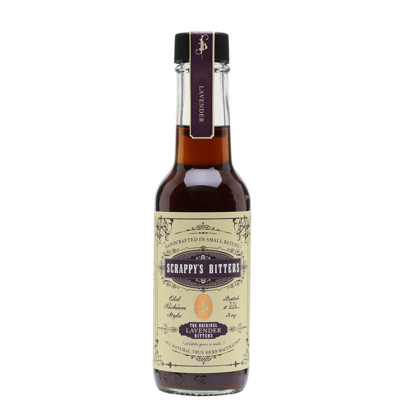 Scrappy’s Bitters Lavender is een cocktailbitter uit Amerika en is helder, zoet en rond van smaak. 
