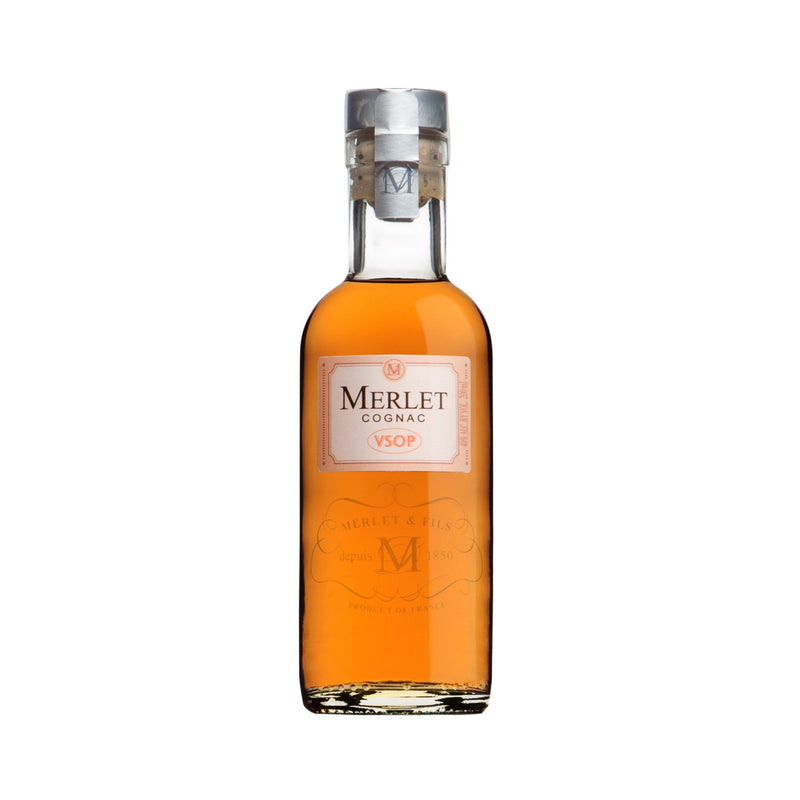 De cognac merlet vsop 20cl is een cognac blend die bestaat uit ‘’eau de vignes’’ van minimaal vier jaar oud.   