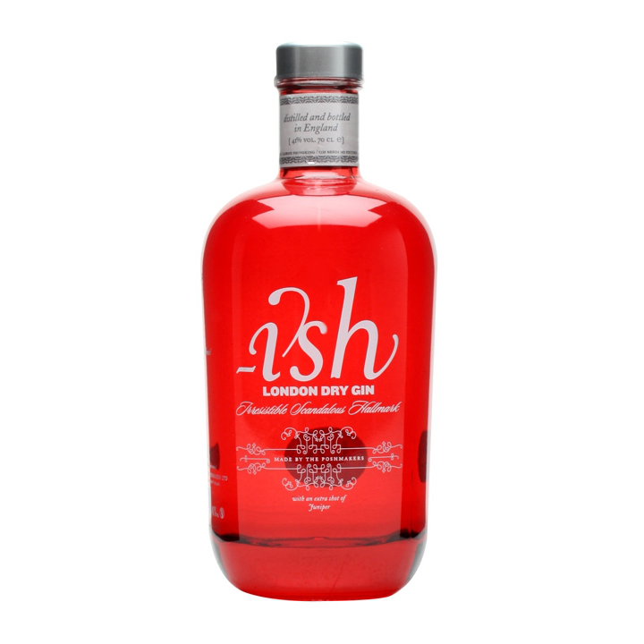 Gin ISH London Dry  is een kruidige gin met 12 verschillende botanicals, waaronder jeneverbes. 
