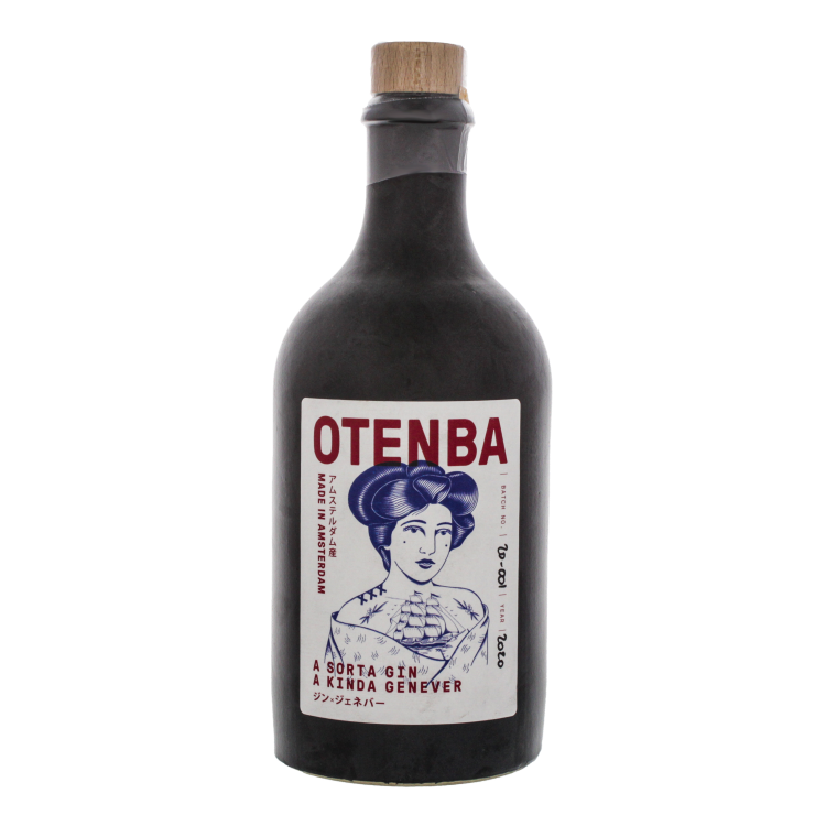 Otenba gin is een Amsterdamse spirit met de frisheid van gin, maar ook de diepte van jenever, door de toegevoegde moutwijn. 