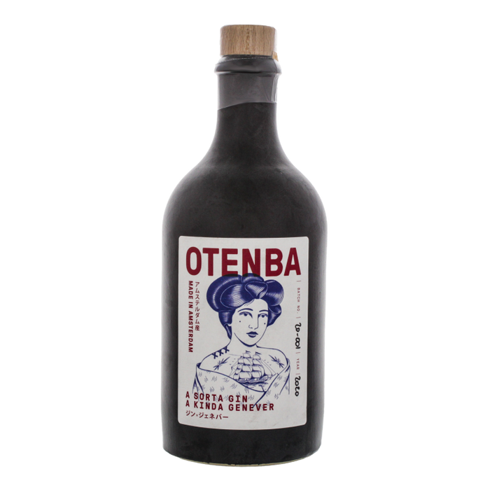 Otenba gin is een Amsterdamse spirit met de frisheid van gin, maar ook de diepte van jenever, door de toegevoegde moutwijn. 