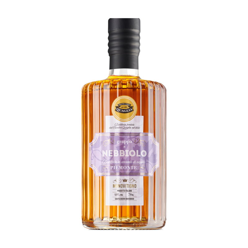 Je kunt nu Grappa Quaglia Monovitigno Nebbiolo kopen in onze slijterij in Amsterdam West of hier online bestellen  