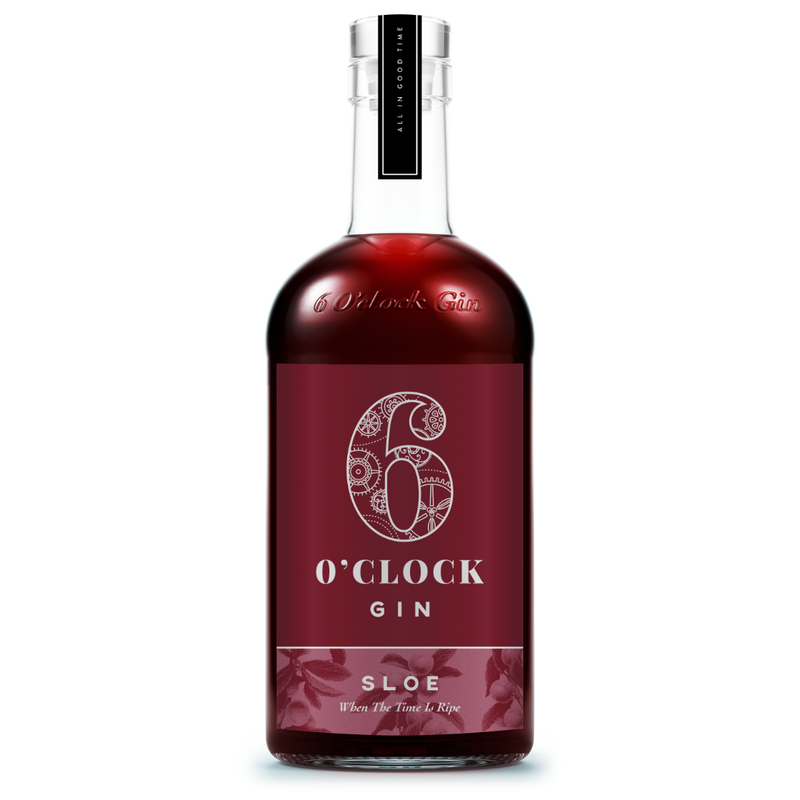 De 6 O’ Clock Sloe Gin is een Engelse Gin met hoge kwaliteit sleedoornbessen.