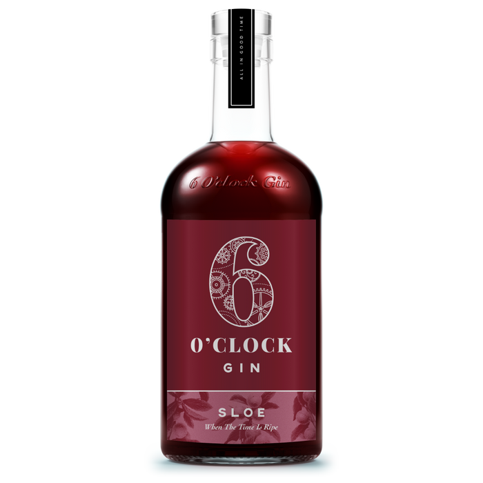 De 6 O’ Clock Sloe Gin is een Engelse Gin met hoge kwaliteit sleedoornbessen.