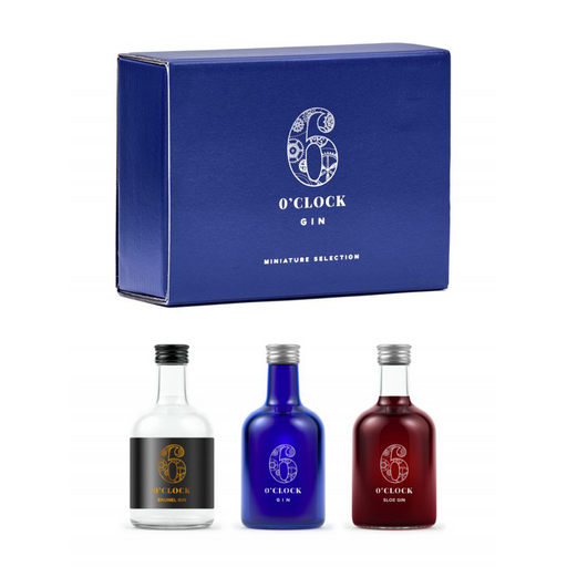 Je kunt nu Gin 6 O'Clock Miniatuur Giftbox 3 x 5cl kopen in onze slijterij in Amsterdam West of hier online bestellen  