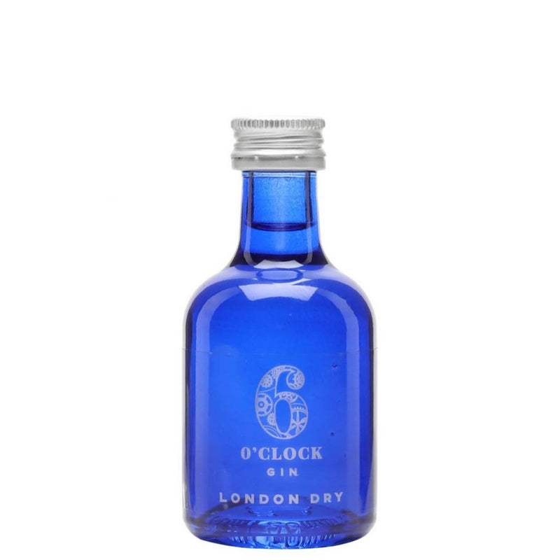 Je kunt nu Gin 6 O'Clock Miniatuur 5cl kopen in onze slijterij in Amsterdam West of hier online bestellen  