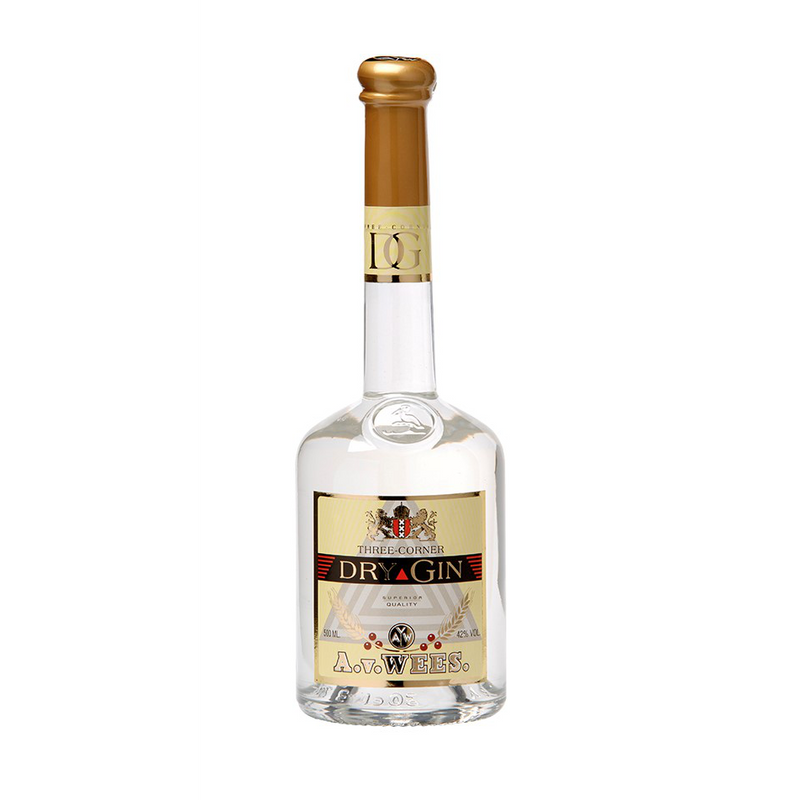 Je kunt nu Gin Van Wees Three Corners kopen in onze slijterij in Amsterdam West of hier online bestellen  