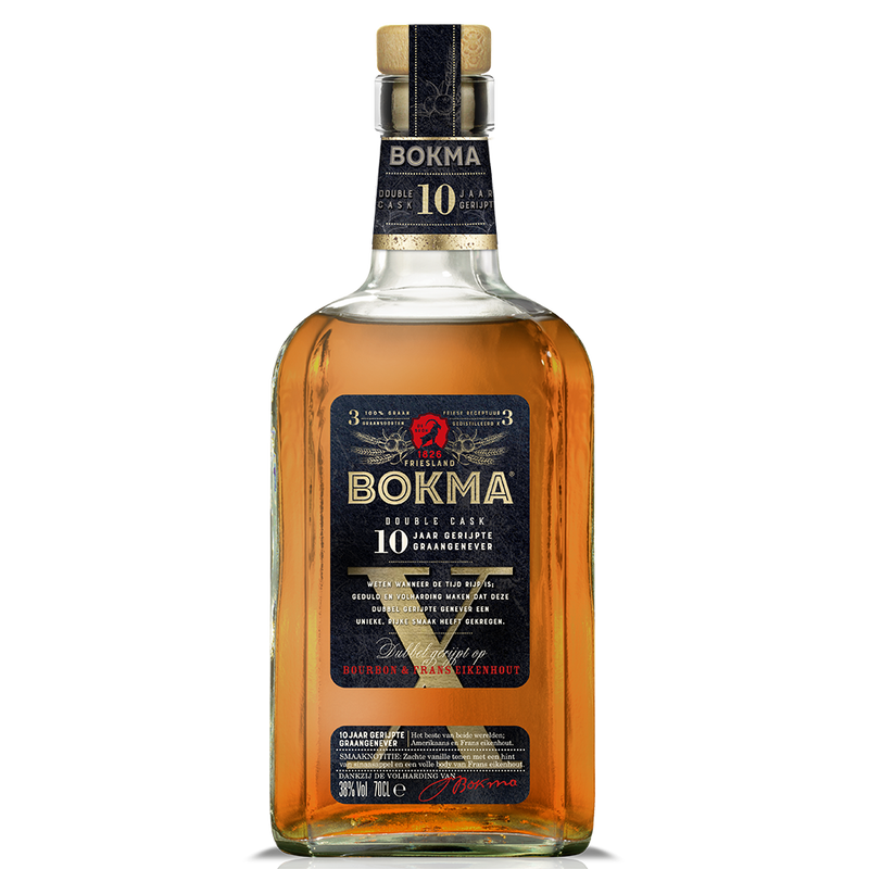 Je kunt nu Jenever Bokma 10Y Double Cask kopen in onze slijterij in Amsterdam West of hier online bestellen  