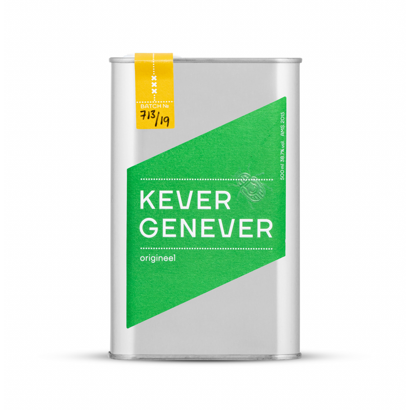 Kever Genever Origineel: lekkere Amsterdamse jenever.
