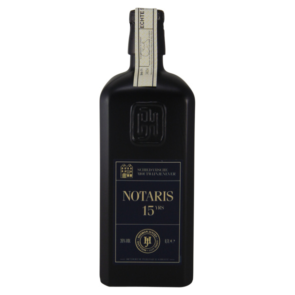 Jenever Notaris Moutwijn VXO 15Y: een unieke moutwijn jenever.