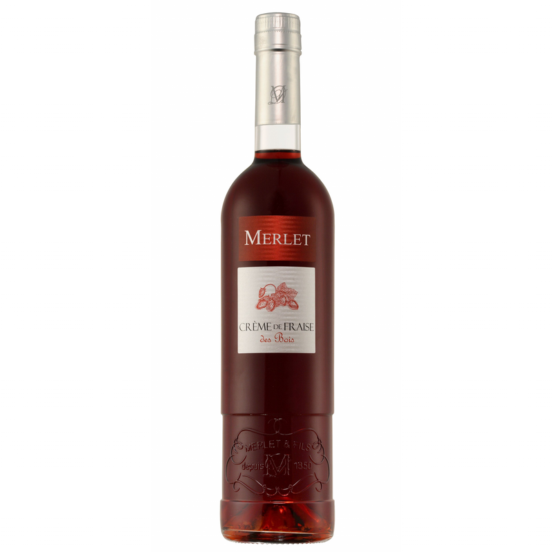 De Merlet Crème de Fraise des Bois is een Franse aardbeienlikeur met een volle aardbeismaak, die wordt gecomplimenteerd met lichte tonen van munt en watermeloen. 