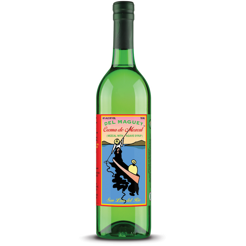 Mezcal del maguey crema de mezcal is zachte, zoete drank met een licht rokerige afdronk van sinaasappel. 