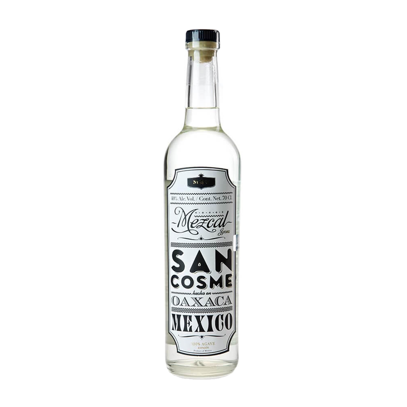 Mezcal San Cosme Oaxaca Mexico heeft een zachte rooksmaak met tonen van vanille en karamel.