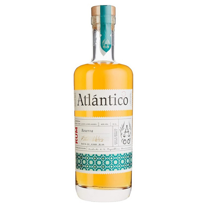 Rum Atlantico Reserva is een drogere rum met intensere en diepe smaken.